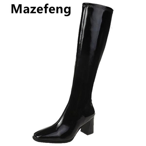 boots women's over knee patent leatherette pointed toe thick high heels female fur autumn winter plus size 35-40 nrwb, Black
boots women's over knee patent leatherette pointed toe thick high heels female fur autumn winter plus size 35-40 nrwb, Black