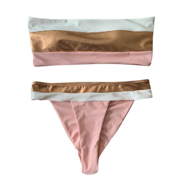 women's swimwear fast deliver summer swimsuit female two-piece bikini concise solid color traje de baño playa para mujer, White;black
women's swimwear fast deliver summer swimsuit female two-piece bikini concise solid color traje de baño playa para mujer, White;black