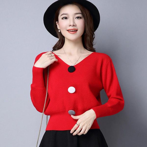 women's sweaters 2021 autumn winter sweater women v-neck long sleeve casual pullovers knit bottoming female jumper r399, White;black
women's sweaters 2021 autumn winter sweater women v-neck long sleeve casual pullovers knit bottoming female jumper r399, White;black