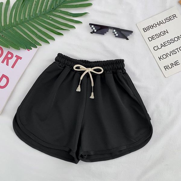 women's shorts lace up casual summer women simple elastic slim straight ladies fashion beach high waist black white female, White;black 
women's shorts lace up casual summer women simple elastic slim straight ladies fashion beach high waist black white female, White;black