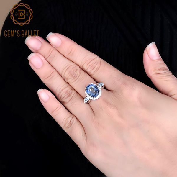cluster rings gem's ballet 3.31ct natural iolite blue mystic quartz sky z 925 sterling silver for woman wedding fine jewelry, Golden;silver
cluster rings gem's ballet 3.31ct natural iolite blue mystic quartz sky z 925 sterling silver for woman wedding fine jewelry, Golden;silver