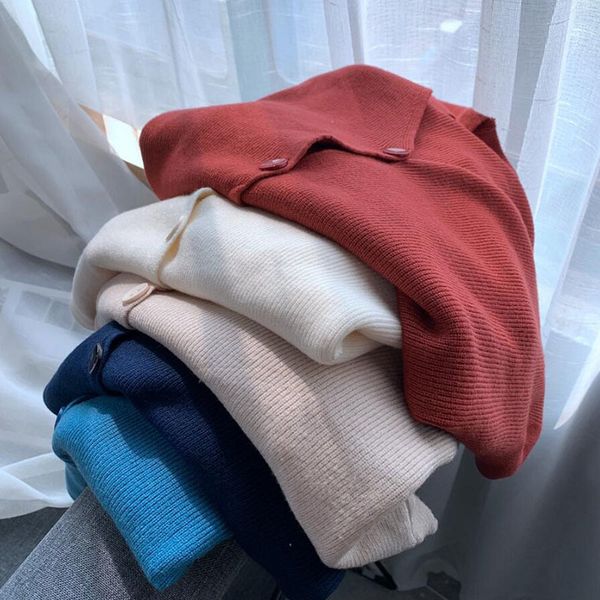 sweaters korean style knit cardigans sweater women v neck loose long sleeve single-breasted pull femme autumn short casual coat, White;black
sweaters korean style knit cardigans sweater women v neck loose long sleeve single-breasted pull femme autumn short casual coat, White;black