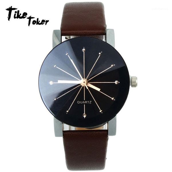tike toker 2021 watches women leather analog quartz watch lady round case time clock women's luxury design wrist wristwatches, Slivery;brown
tike toker 2021 watches women leather analog quartz watch lady round case time clock women's luxury design wrist wristwatches, Slivery;brown