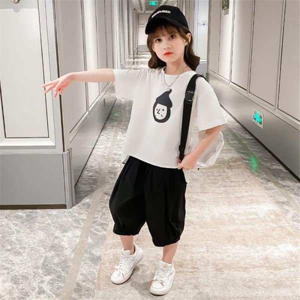 clothing sets teen girls solid tshirt + pants outfits casual tracksuit girl summer children's 6 8 10 12, White
clothing sets teen girls solid tshirt + pants outfits casual tracksuit girl summer children's 6 8 10 12, White