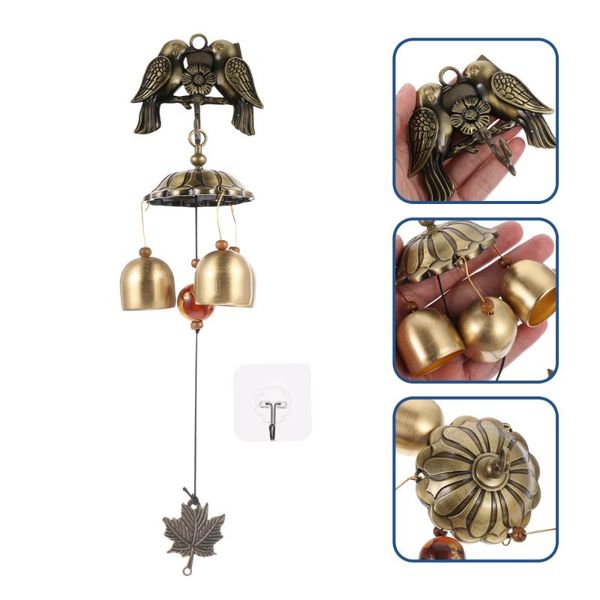 decorative objects & figurines 1pc wind chime hanging decoration bird design copper pendant
decorative objects & figurines 1pc wind chime hanging decoration bird design copper pendant
