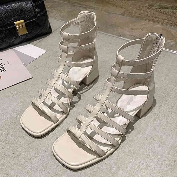 summer european and american thin belt peep toe long tube sandals thick heel high heel sandals high roman sandals women, Black
summer european and american thin belt peep toe long tube sandals thick heel high heel sandals high roman sandals women, Black