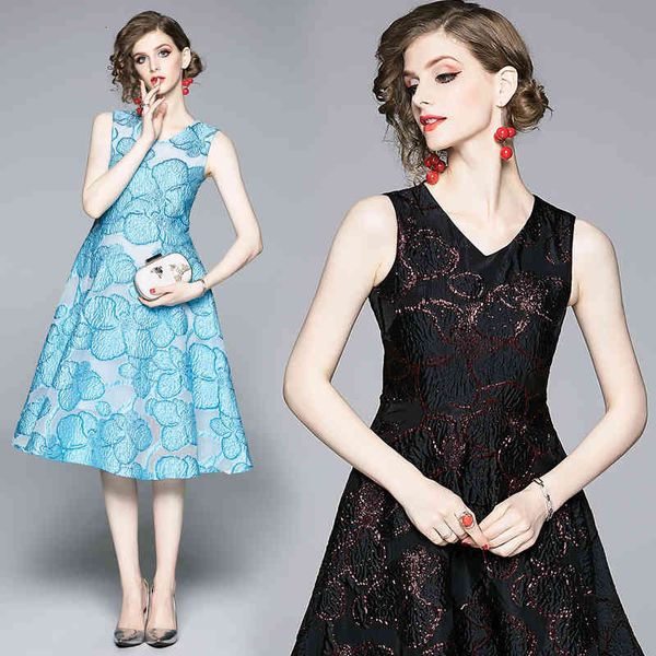 casual dresses elegant women's sleeveless v-neck tank patchwork jacquard fashion waist party midi summer pm9d, Black;gray
casual dresses elegant women's sleeveless v-neck tank patchwork jacquard fashion waist party midi summer pm9d, Black;gray