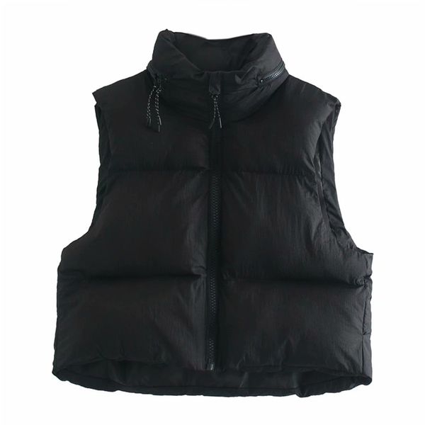 women autumn down cotton vest coats sleeveless zipper solid casual female street warm waistcoat outerwear clothes 210513, Black;white
women autumn down cotton vest coats sleeveless zipper solid casual female street warm waistcoat outerwear clothes 210513, Black;white