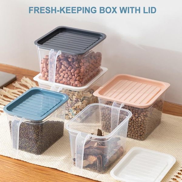 kitchen storage box refrigerator fresh-keeping with handle plastic lid sealed fruit jar bottles & jars
kitchen storage box refrigerator fresh-keeping with handle plastic lid sealed fruit jar bottles & jars