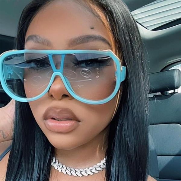 sunglasses oversized women green gradient 2021 fashion siamese large frame sun glasses summer driving goggles uv400 protection, White;black
sunglasses oversized women green gradient 2021 fashion siamese large frame sun glasses summer driving goggles uv400 protection, White;black