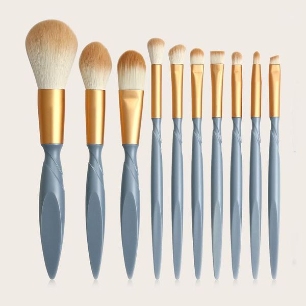 lot 10pcs makeup brushes set professional eyeshadow foundation blushes eyebrow powder contour unique tools kit1
lot 10pcs makeup brushes set professional eyeshadow foundation blushes eyebrow powder contour unique tools kit1