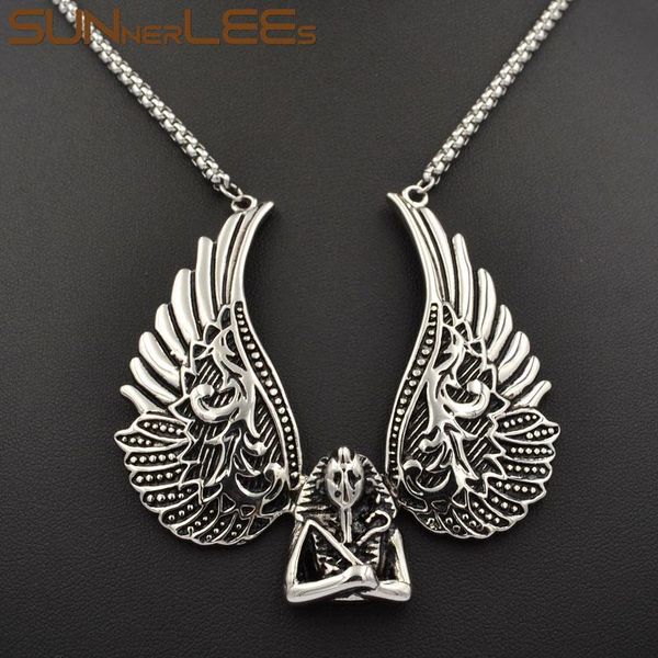 pendant necklaces sunnerlees fashion jewelry stainless steel necklace link chain punk for mens womens sp52, Silver
pendant necklaces sunnerlees fashion jewelry stainless steel necklace link chain punk for mens womens sp52, Silver