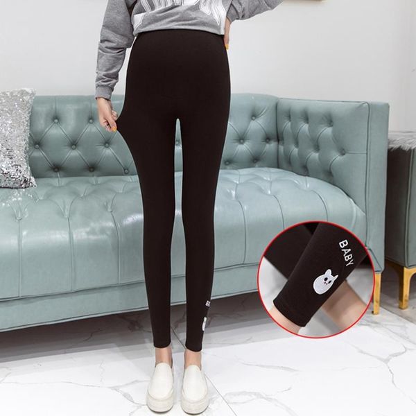 maternity bottoms pregnant women's leggings spring feet support belly pants casual wear, White
maternity bottoms pregnant women's leggings spring feet support belly pants casual wear, White