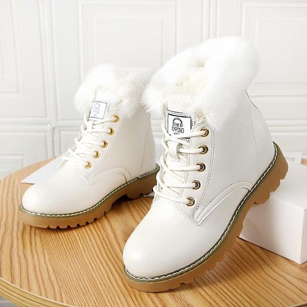 boots women ankle white 2021 fashion autumn elegant pu leather plush short winter platform warm fur, Black
boots women ankle white 2021 fashion autumn elegant pu leather plush short winter platform warm fur, Black