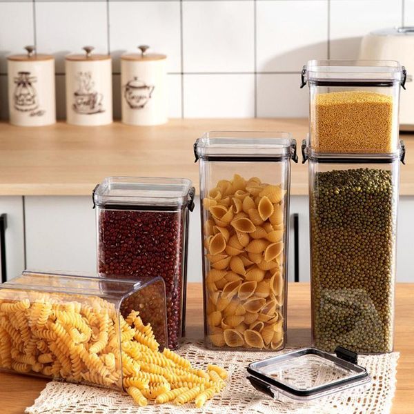 storage bottles & jars plastic beans grain tank food rice sealed holder box home kitchen tools
storage bottles & jars plastic beans grain tank food rice sealed holder box home kitchen tools