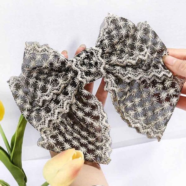 haimeikang 1pcs hairpins 2021 korean fashion barrette hair accessories multi-layer bow lace spring clip embroidery clip1
haimeikang 1pcs hairpins 2021 korean fashion barrette hair accessories multi-layer bow lace spring clip embroidery clip1