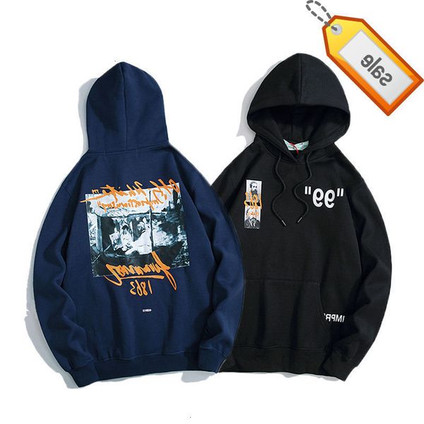 monet white99 off oil 19ss painting sweater style letter hooded men's and women's lovers' pullover jacket, Black
monet white99 off oil 19ss painting sweater style letter hooded men's and women's lovers' pullover jacket, Black