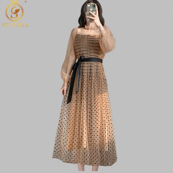 elegant stand collar dot women dress lantern sleeve loose female mesh patchwork spring midi vestidos femme 210520, Black;gray
elegant stand collar dot women dress lantern sleeve loose female mesh patchwork spring midi vestidos femme 210520, Black;gray