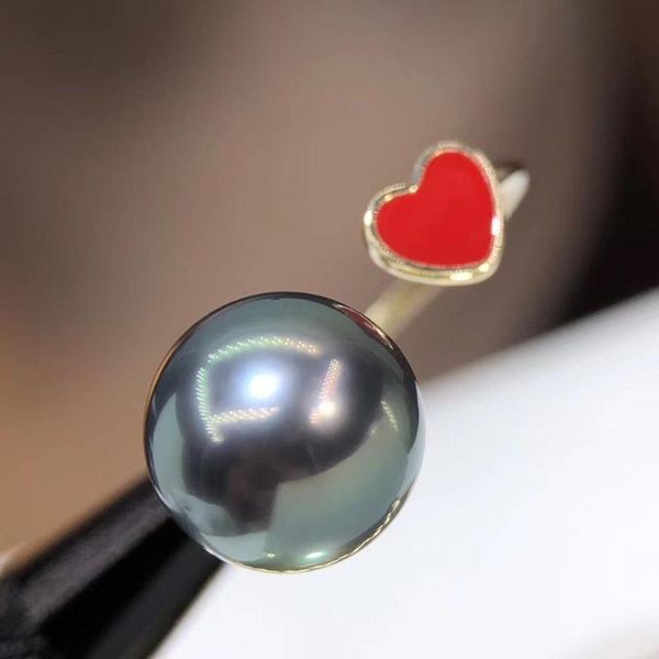 pearl ring fine jewelry soid 18k gold round 10-11mm nature sea water tahiti black pearls rings for women presents cluster, Golden;silver
pearl ring fine jewelry soid 18k gold round 10-11mm nature sea water tahiti black pearls rings for women presents cluster, Golden;silver