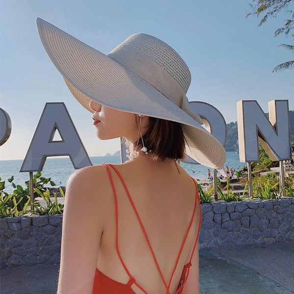 straw hat female beach travel sunshade vacation sun block summer net red wide brim hats, Blue;gray
straw hat female beach travel sunshade vacation sun block summer net red wide brim hats, Blue;gray