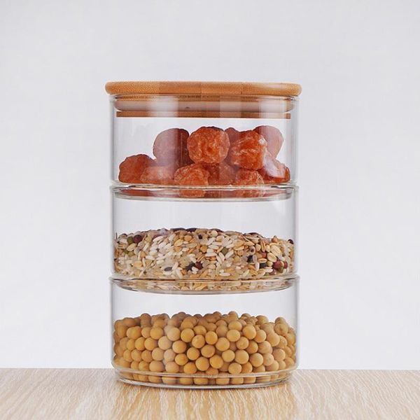 storage bottles & jars stackable glass canisters set food jar containers with airtight seal bamboo lid
storage bottles & jars stackable glass canisters set food jar containers with airtight seal bamboo lid