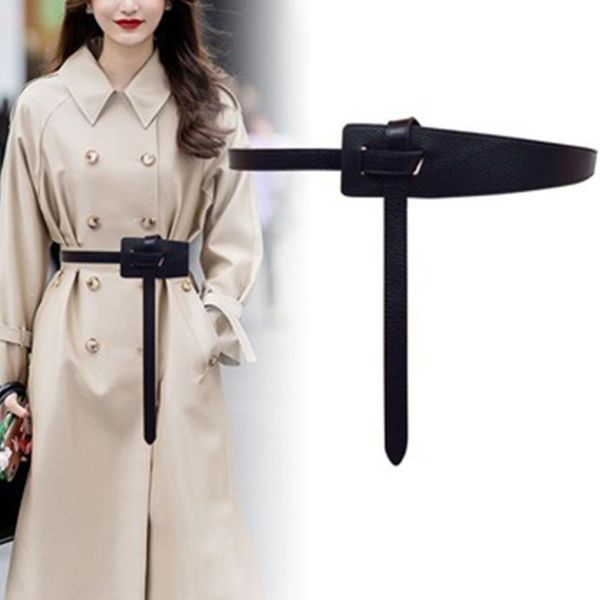 belts female fashion belt wide leather corset for women thin knotted black waistband skirt coat clothing accessories, Black;brown
belts female fashion belt wide leather corset for women thin knotted black waistband skirt coat clothing accessories, Black;brown