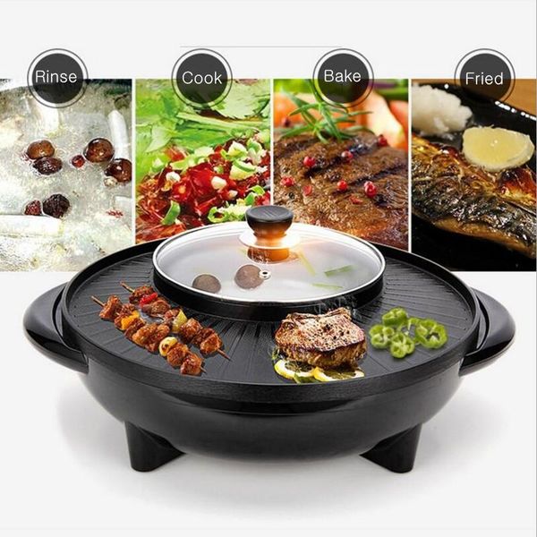 electric skillets multifunctional bbq grill 1700w non stick plate barbecue pan pot dinner party picnic skillet maker for 2-8 people
electric skillets multifunctional bbq grill 1700w non stick plate barbecue pan pot dinner party picnic skillet maker for 2-8 people