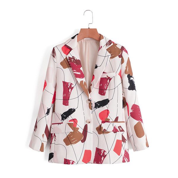 autumn stylish line print women long outwear blazers chic lady casual single breasted sleeve pockets jacket blazer 210421, White;black
autumn stylish line print women long outwear blazers chic lady casual single breasted sleeve pockets jacket blazer 210421, White;black