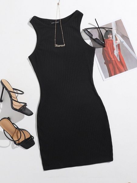 rib-knit bodycon dress c0cz#, Black;gray
rib-knit bodycon dress c0cz#, Black;gray