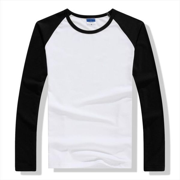 autumn winter long sleeve men t shirt contrast color round collar cotton mens casual slim fit raglan shirts tees, White;black
autumn winter long sleeve men t shirt contrast color round collar cotton mens casual slim fit raglan shirts tees, White;black