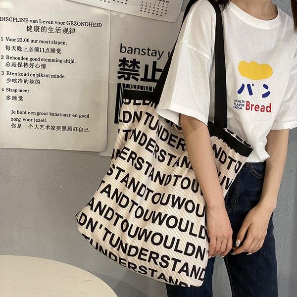 evening bags women's corduroy large shoulder bag summer design ladies letter cloth reusable shopping female handle tote handbags
evening bags women's corduroy large shoulder bag summer design ladies letter cloth reusable shopping female handle tote handbags