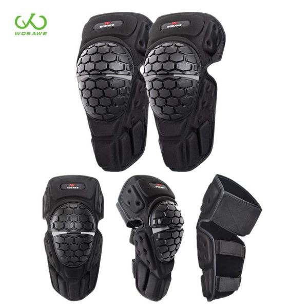 

motorcycle armor wosawe kneepad protector snowboard roller motocross riding brace guard protective gear knee elbow pads suit