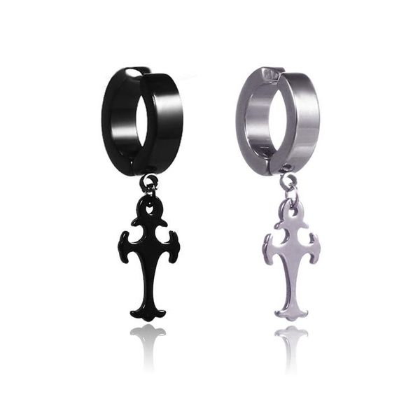 fashion hoops earring for women silver black minimalism couple earrings men stainless steel cross ear clips stud, Golden;silver
fashion hoops earring for women silver black minimalism couple earrings men stainless steel cross ear clips stud, Golden;silver