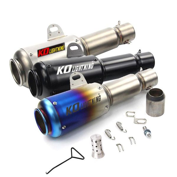 motorcycle exhaust system silp on for 38-51mm vent tubes refit escape muffler pipe with removable db killer universal
motorcycle exhaust system silp on for 38-51mm vent tubes refit escape muffler pipe with removable db killer universal