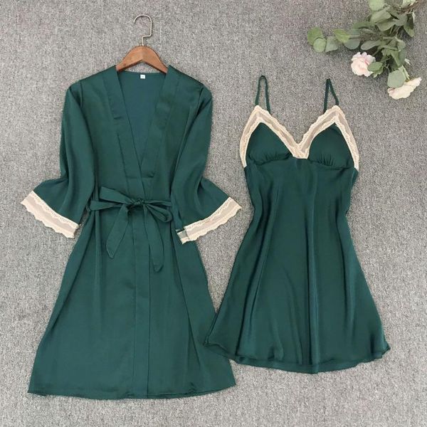 women's sleepwear 2pcs kimono robe gown lady bathrobe loose satin nightwear intimate lingerie v-neck bridal wedding nightgown suit, Black;red
women's sleepwear 2pcs kimono robe gown lady bathrobe loose satin nightwear intimate lingerie v-neck bridal wedding nightgown suit, Black;red
