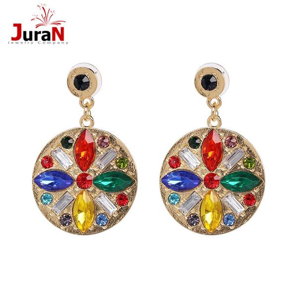 stud juran fashion multicolor flower statement crystal earrings for women wedding jewelry vintage plant brincos, Golden;silver
stud juran fashion multicolor flower statement crystal earrings for women wedding jewelry vintage plant brincos, Golden;silver
