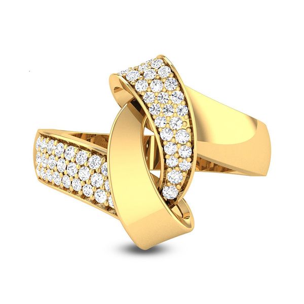 mens and womens ring wind accessories creative unique knot modeling women's copper plated micro set zircon hand jewelry, Golden;silver
mens and womens ring wind accessories creative unique knot modeling women's copper plated micro set zircon hand jewelry, Golden;silver