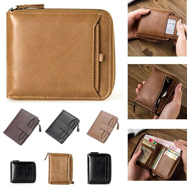 wallets ly men zipper pu leather short wallet id s holder billfold purse gifts do99, Red;black
wallets ly men zipper pu leather short wallet id s holder billfold purse gifts do99, Red;black