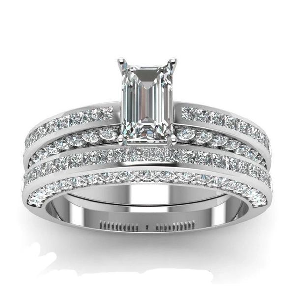 classic women ring white crystal cubic rings engagement wedding bands anniversary party gift girl jewelry accessories, Slivery;golden
classic women ring white crystal cubic rings engagement wedding bands anniversary party gift girl jewelry accessories, Slivery;golden