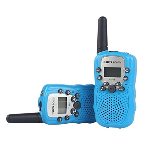 walkie talkie 2pcs t-388 toys for children 0.5w 22ch lcd display two way kids radio intercom brithday xmas gift
walkie talkie 2pcs t-388 toys for children 0.5w 22ch lcd display two way kids radio intercom brithday xmas gift