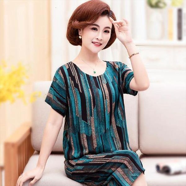 summer pajamas cotton short sleeve womens sleepwears set large size middle aged mother home clothes two piece pyjamas suit 3xl, Black;red
summer pajamas cotton short sleeve womens sleepwears set large size middle aged mother home clothes two piece pyjamas suit 3xl, Black;red