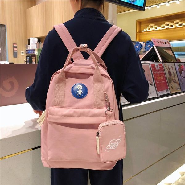 backpack women's korean-style fashion versatile campus high school college student bag harajuku-style large-volume casual bags
backpack women's korean-style fashion versatile campus high school college student bag harajuku-style large-volume casual bags
