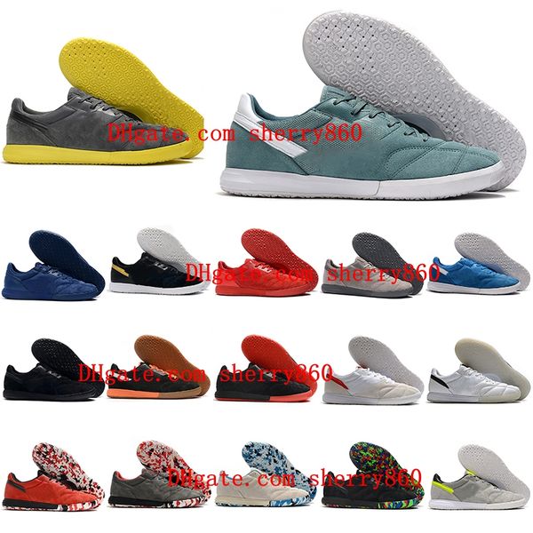 2022 quality mens soccer shoes premier ii sala ic cleats indoor football boots black blue scarpe calcio size 39-45, White;red
2022 quality mens soccer shoes premier ii sala ic cleats indoor football boots black blue scarpe calcio size 39-45, White;red