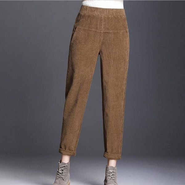 women's pants & capris harem trousers high waist female loose casual corduroy womens large size women pant, Black;white
women's pants & capris harem trousers high waist female loose casual corduroy womens large size women pant, Black;white