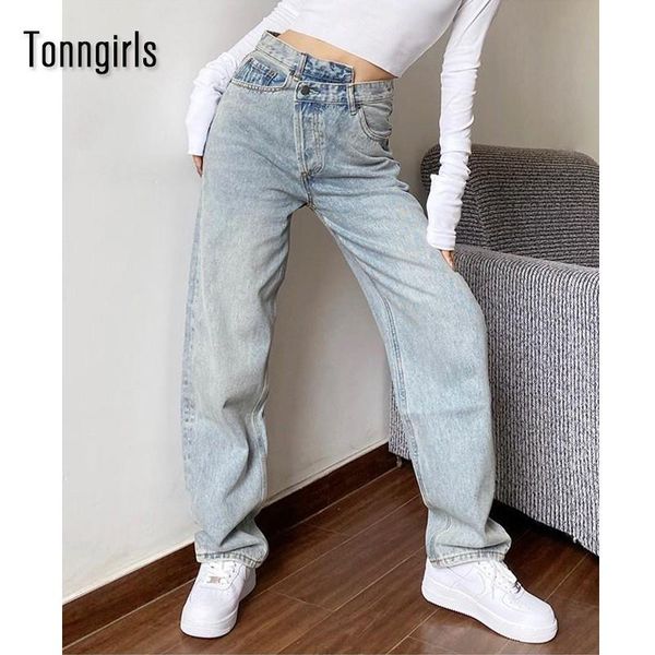 women's jeans tonngirls vintage mom baggy high waist straight pants women korean style casual loose undefined trousers, Blue
women's jeans tonngirls vintage mom baggy high waist straight pants women korean style casual loose undefined trousers, Blue
