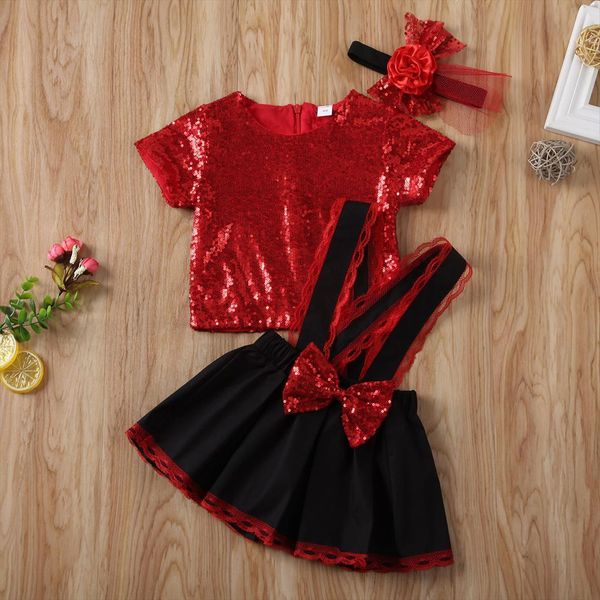 princess infant kids baby girls clothes sets 3pcs sequined short sleeve t shirts bowknot bib dress headband, White
princess infant kids baby girls clothes sets 3pcs sequined short sleeve t shirts bowknot bib dress headband, White