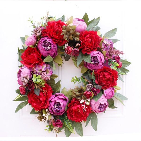 decorative flowers & wreaths christmas series restaurant home decoration peony ring door 50cm/19 inch
decorative flowers & wreaths christmas series restaurant home decoration peony ring door 50cm/19 inch
