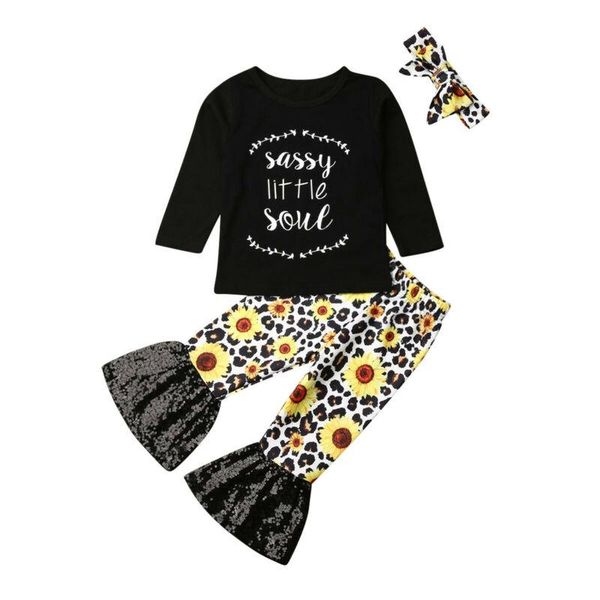clothing sets toddler baby girl clothes long sleeve + sunflower pants headband autumn outfits 3pcs set, White
clothing sets toddler baby girl clothes long sleeve + sunflower pants headband autumn outfits 3pcs set, White