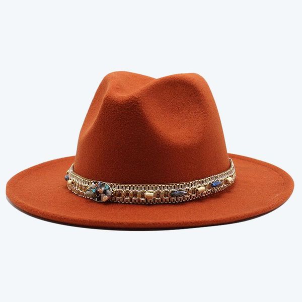 wide brim hats nem fedora hat women men imitation wool simple panama jazz chapeau autumn winter2021, Blue;gray
wide brim hats nem fedora hat women men imitation wool simple panama jazz chapeau autumn winter2021, Blue;gray