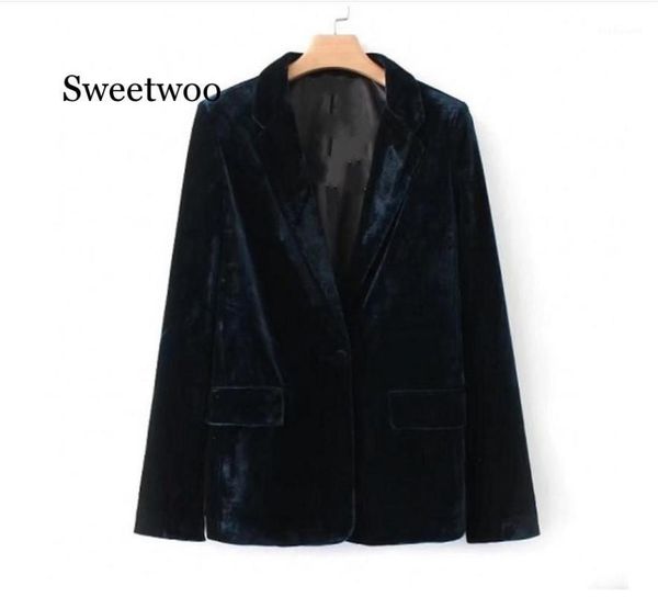 autumn women's europe thin velvet one-piece button jacket casual coat suits & blazers, White;black
autumn women's europe thin velvet one-piece button jacket casual coat suits & blazers, White;black